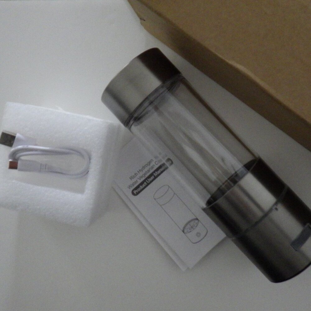 Rich Hydrogen Water Vegetarian Cup Titanium Electrode for Office Sports Hobbies